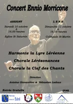 Affiche du concert Ennio Morricone
